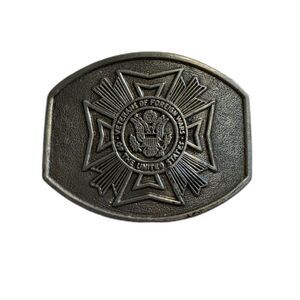 Vintage Belt Buckle; VFW - Veterans of Foreign Wars of the United States
